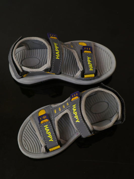 BSD51 Boys Sandal 8Yrs - 17Yrs Happy Grey