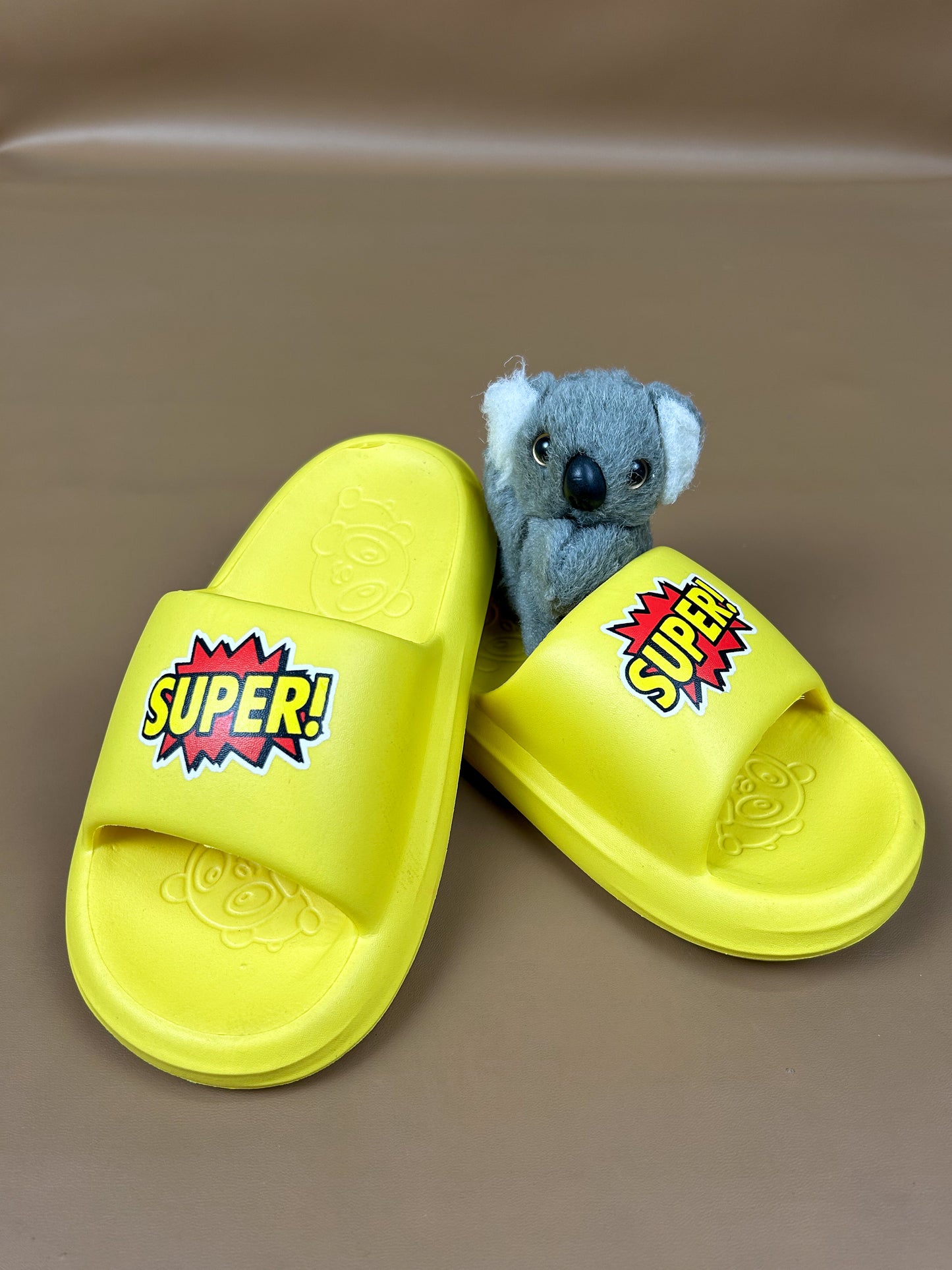 Yellow Casual Soft Slippers for Kids KS15