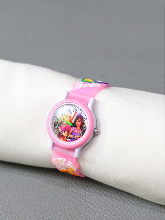 Pink Barbie Wrist Watch For Girls KWW22