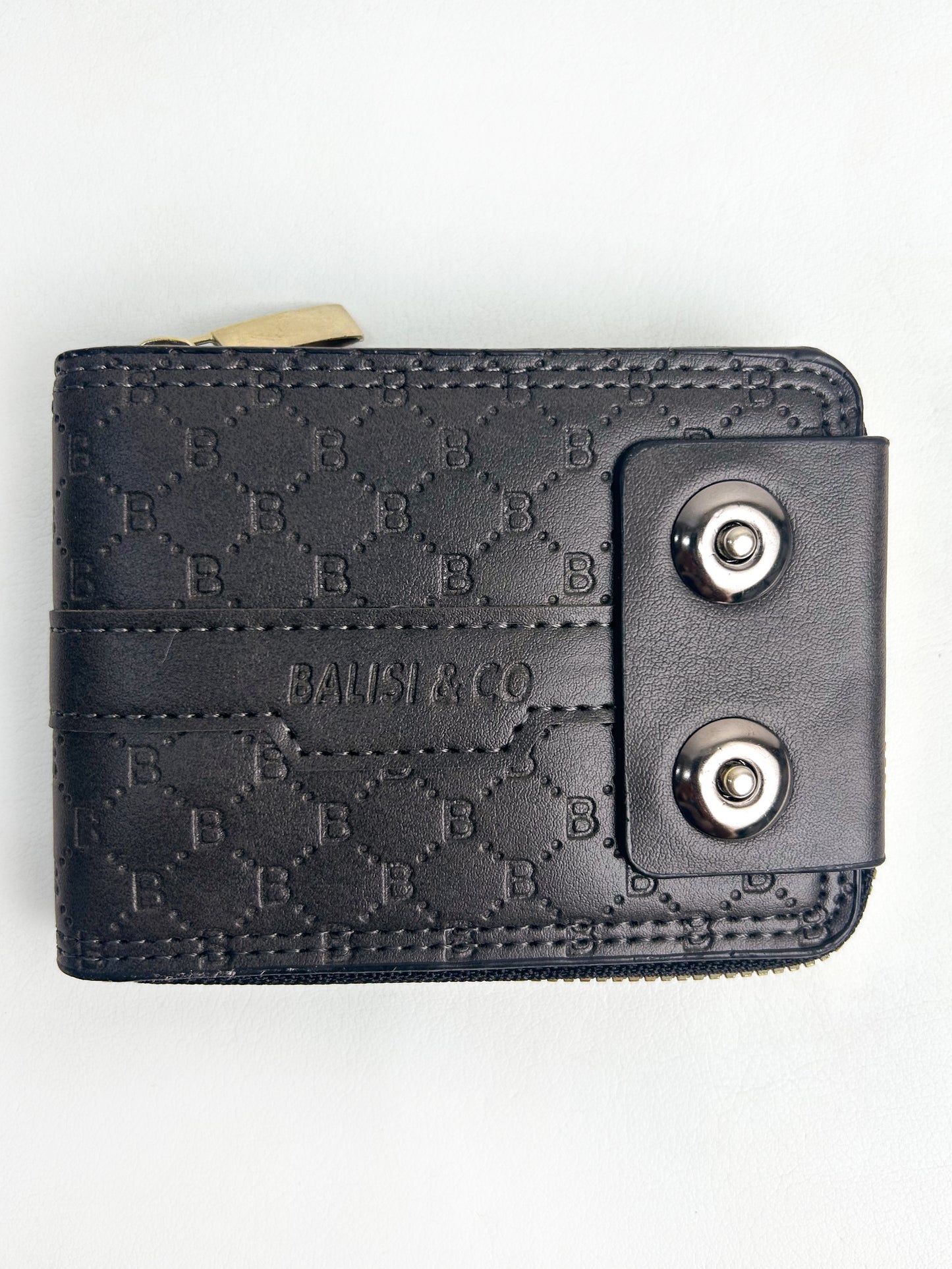 Black Syn-Leather Wallet For Men MW16