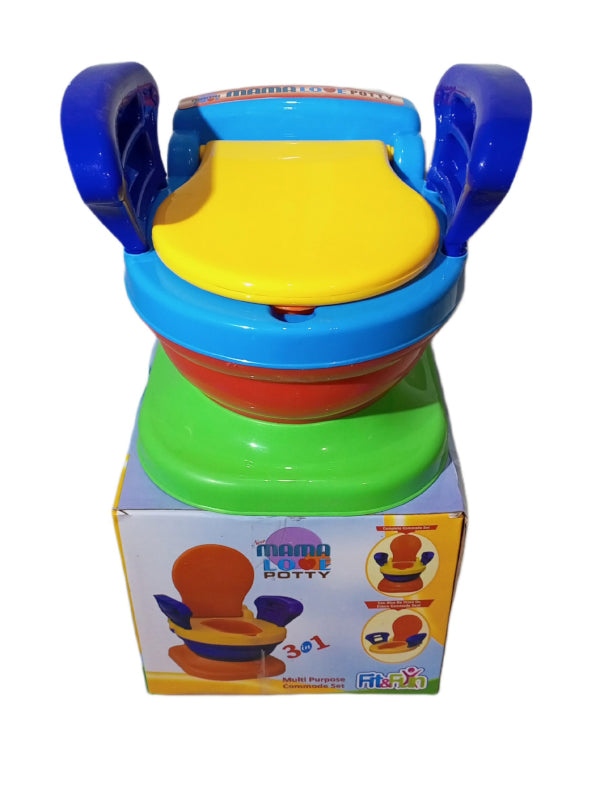 Mama Love Baby Potty Training Seat 3 In 1 Multicolor