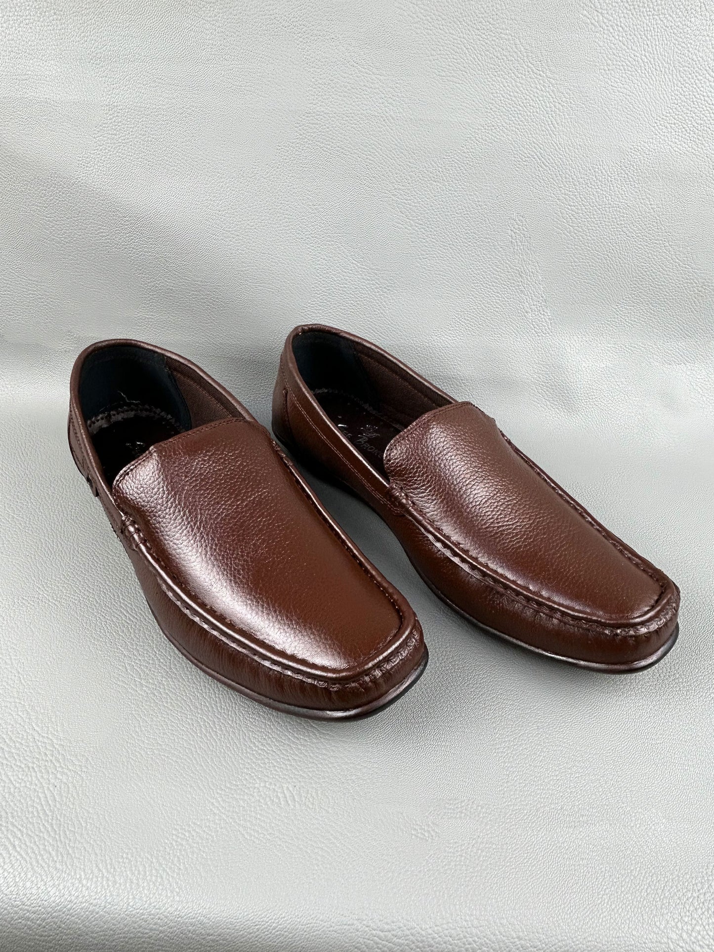 Brown Leather Formal Shoes For Men MS92