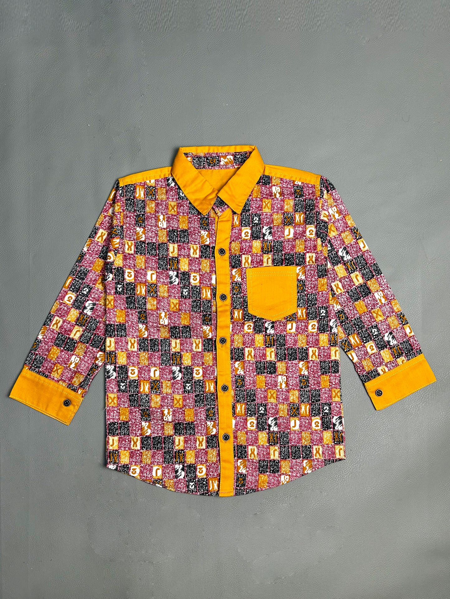 2.5Yrs - 8Yrs Yellow Casual Shirt for Boys BCS26