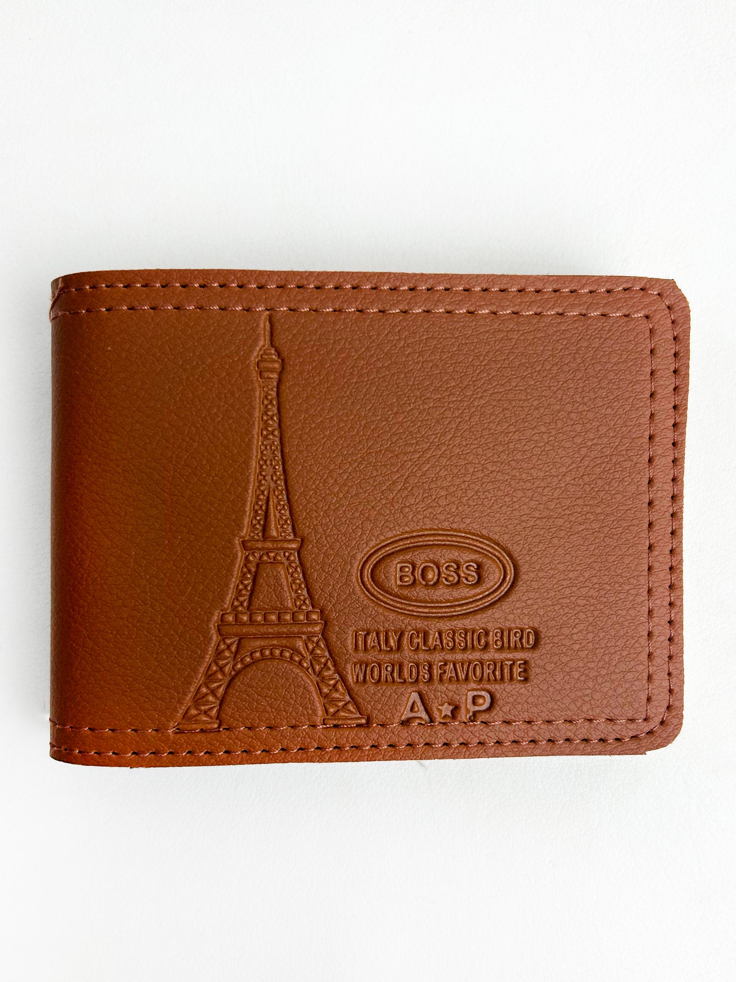 Brown Syn-Leather Wallet For Men MW01