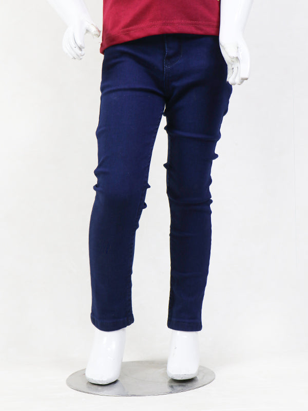 Boys Stretchable Denim Jeans 5Yrs - 15Yrs Dark Blue