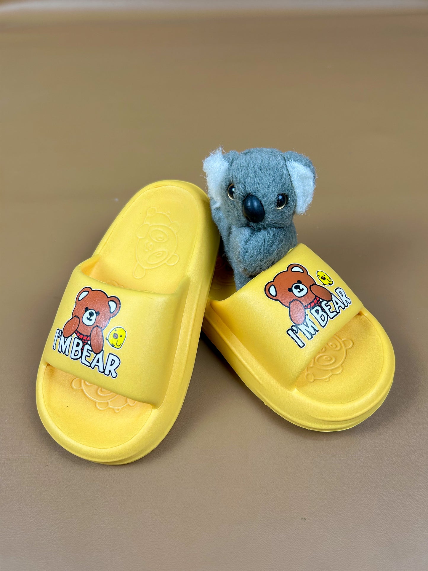 Light Yellow Casual Soft Slippers for Kids KS17