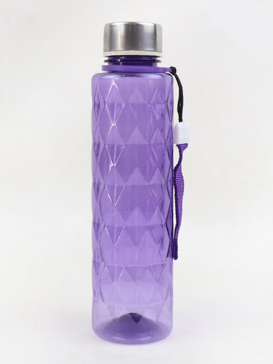 Plastic Transparent Water Bottle Purple