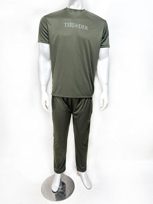 Dark Green Thunder Dri-FIT Track Suit For Men HG MTRS46