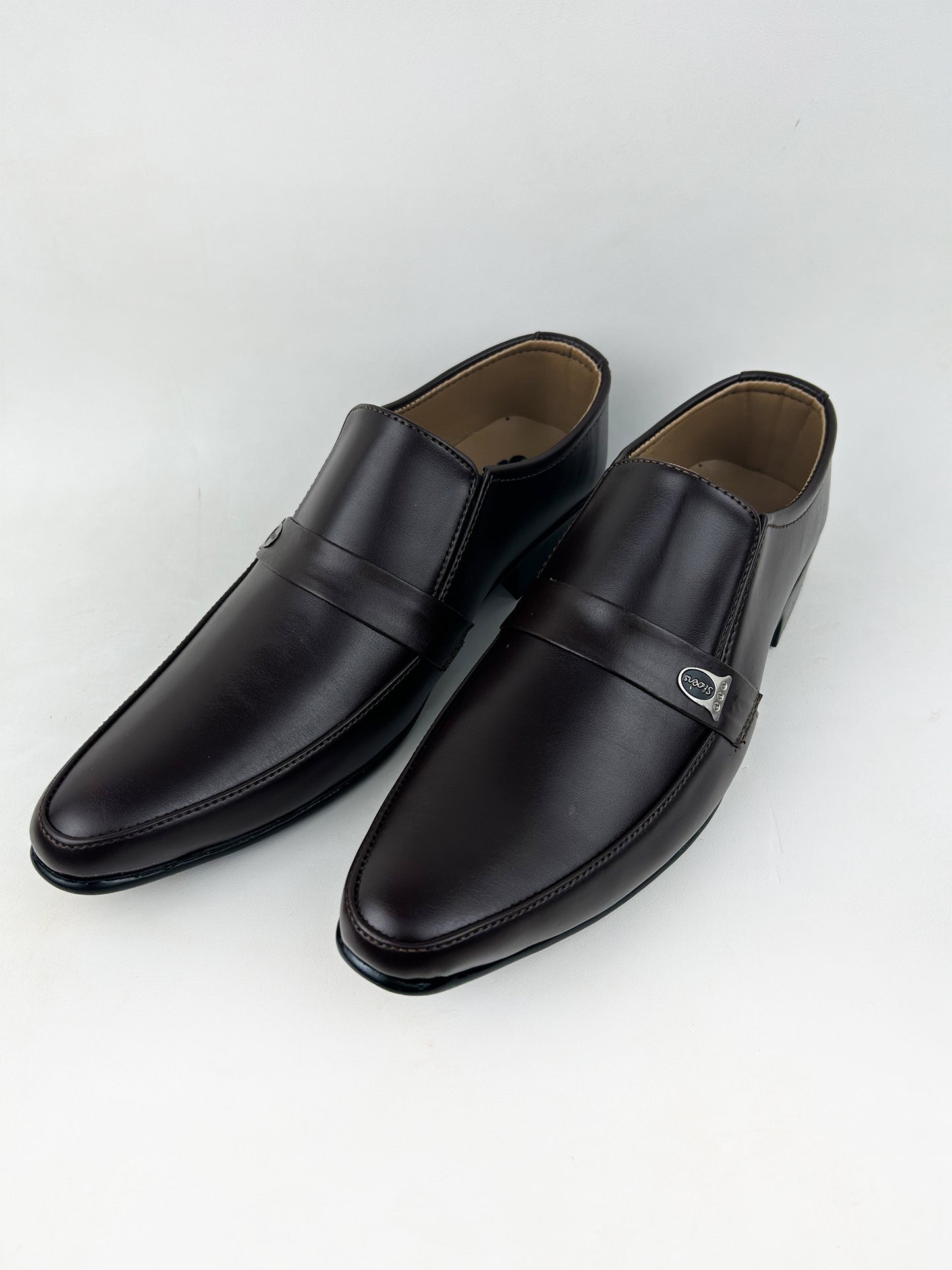 Dark Brown Formal Shoes For Men MS87