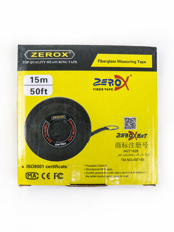 Zerox Fiber Measurement Tape 15m/50ft