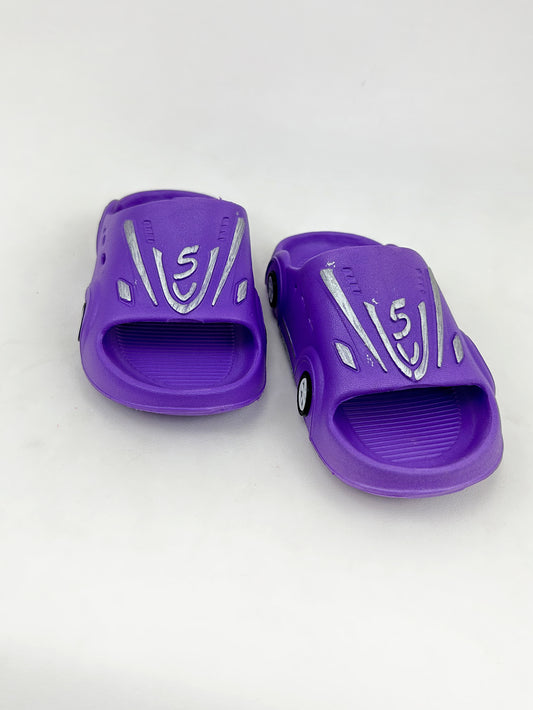 Purple Casual Soft Slippers for Kids KS08