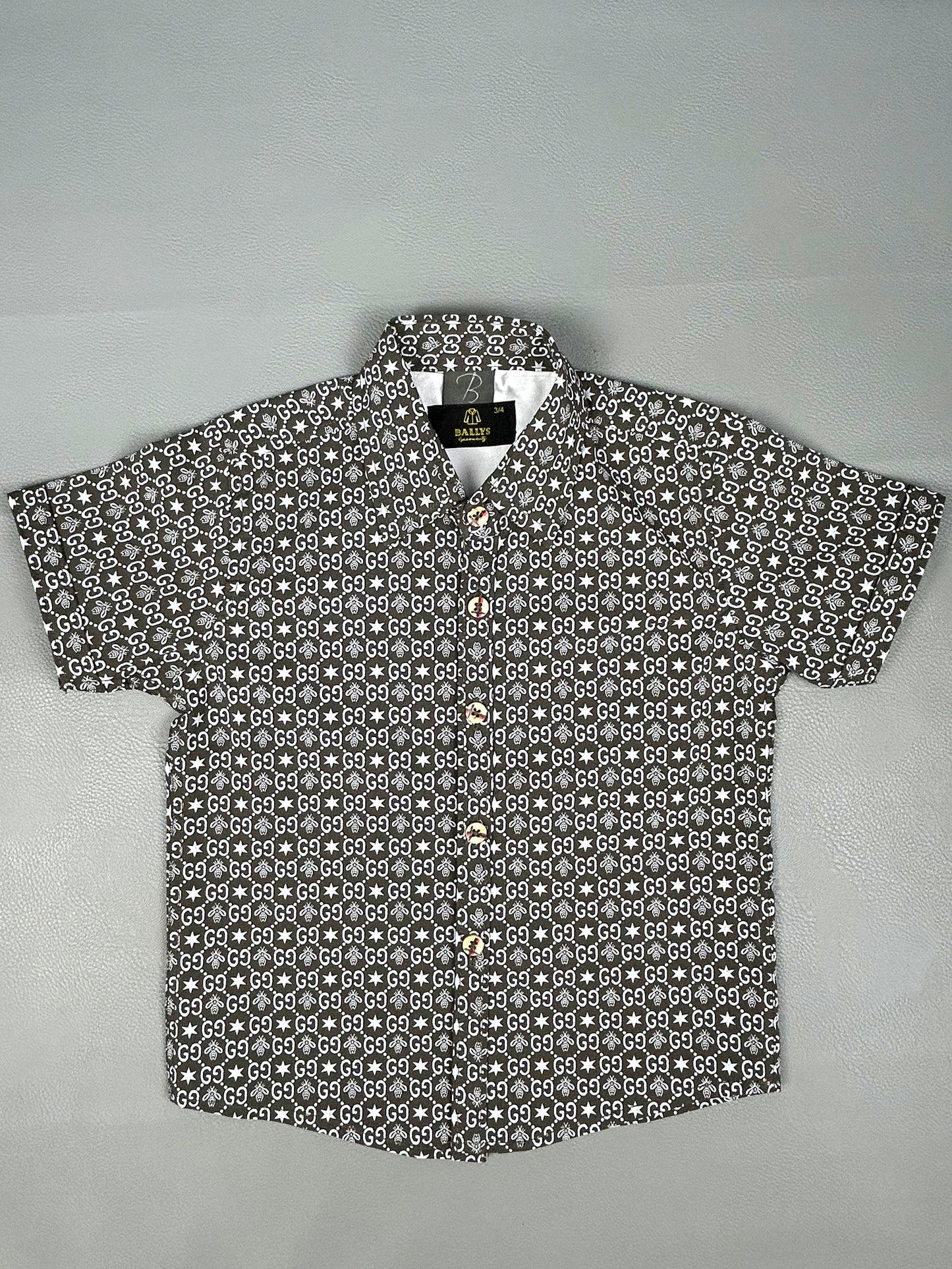 4Yrs - 8Yrs Brown Casual Shirt for Boys BCS42