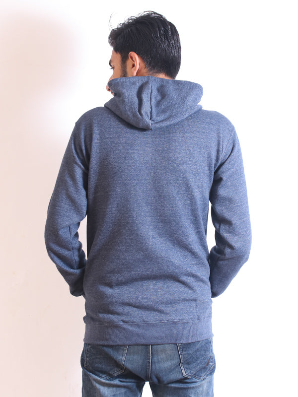Unisex Zipper Hoodie Blue MH47