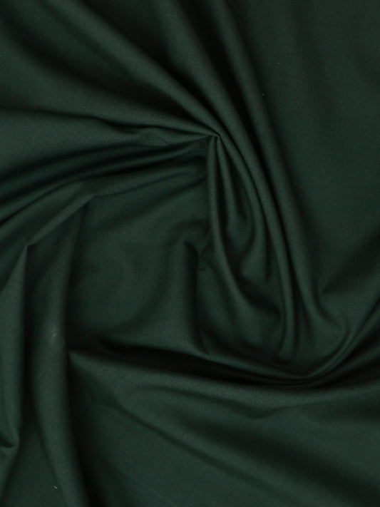 MUF05 Men's Unstitched Kameez Shalwar Fabric Plain Dark Green