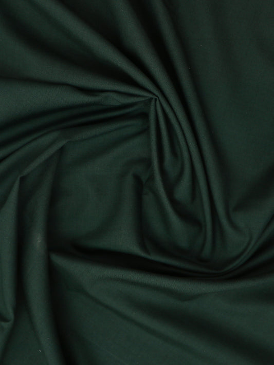 Men's Unstitched Kameez Shalwar Fabric Plain Dark Green