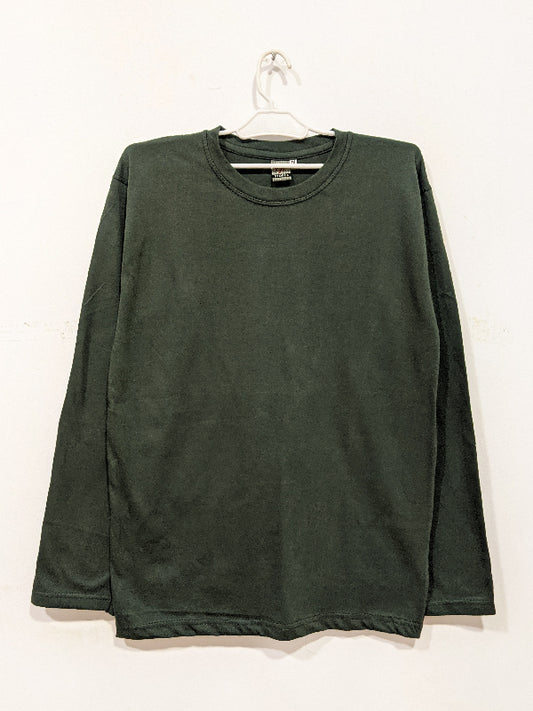 Dark Green Plain T-Shirt For Men MG MTS88