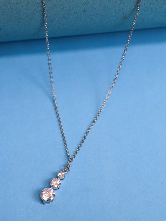 Silver Fashion Necklace D-01