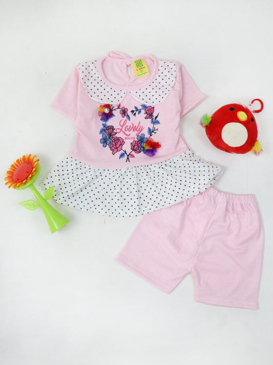 NBS37 HG Newborn Baby Suit 3Mth - 9Mth Pink