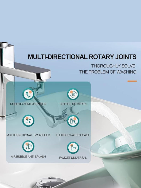 Universal Splash Filter Faucet Rotating