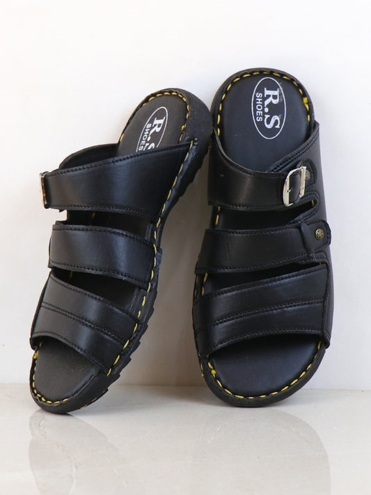 MC09 Men's Casual Slippers Black