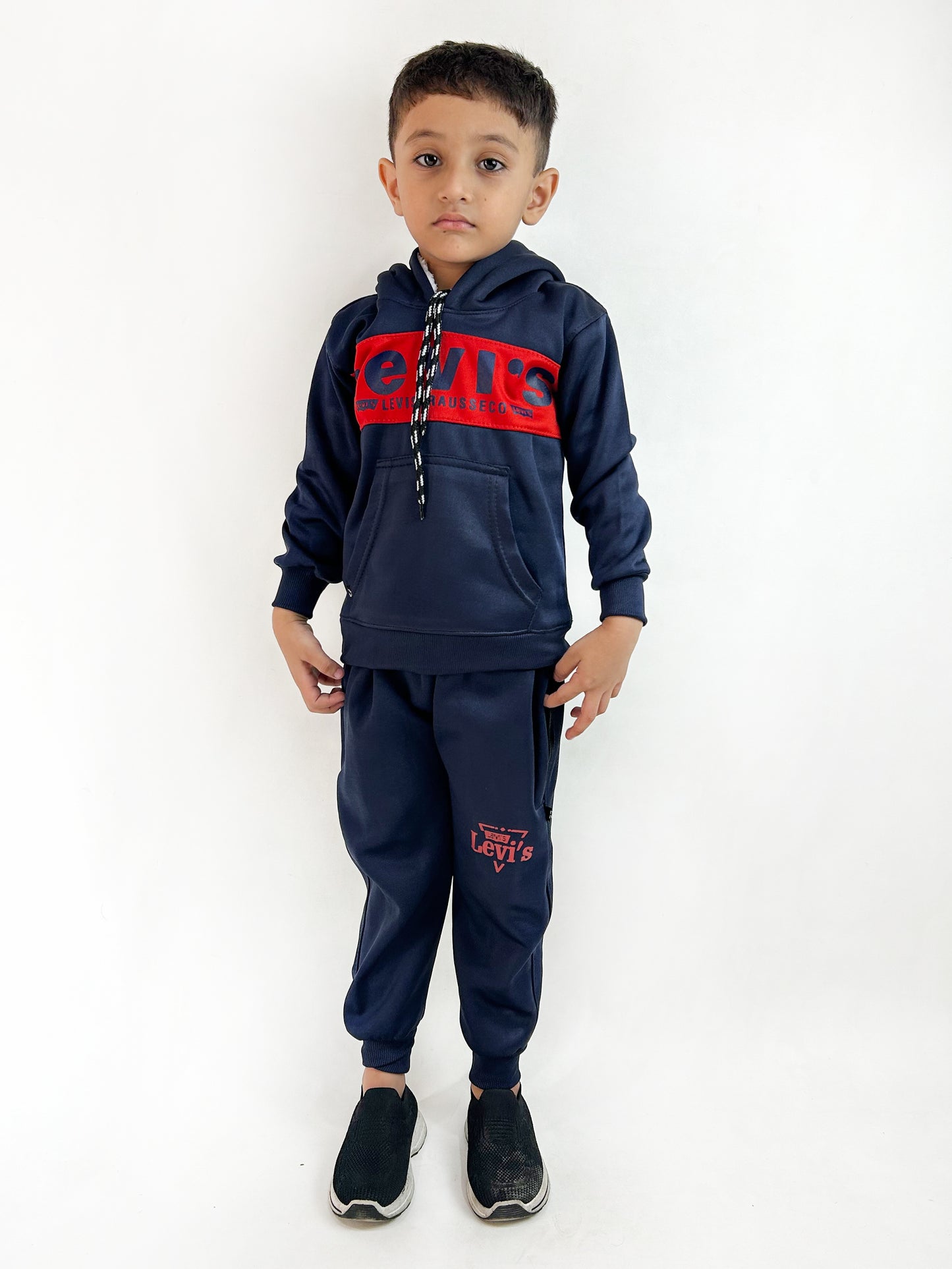 4Yr - 7Yrs Navy Blue Track Suit For Boys AH KTR30