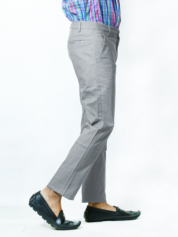AB Cotton Chino Pant For Men Light Grey
