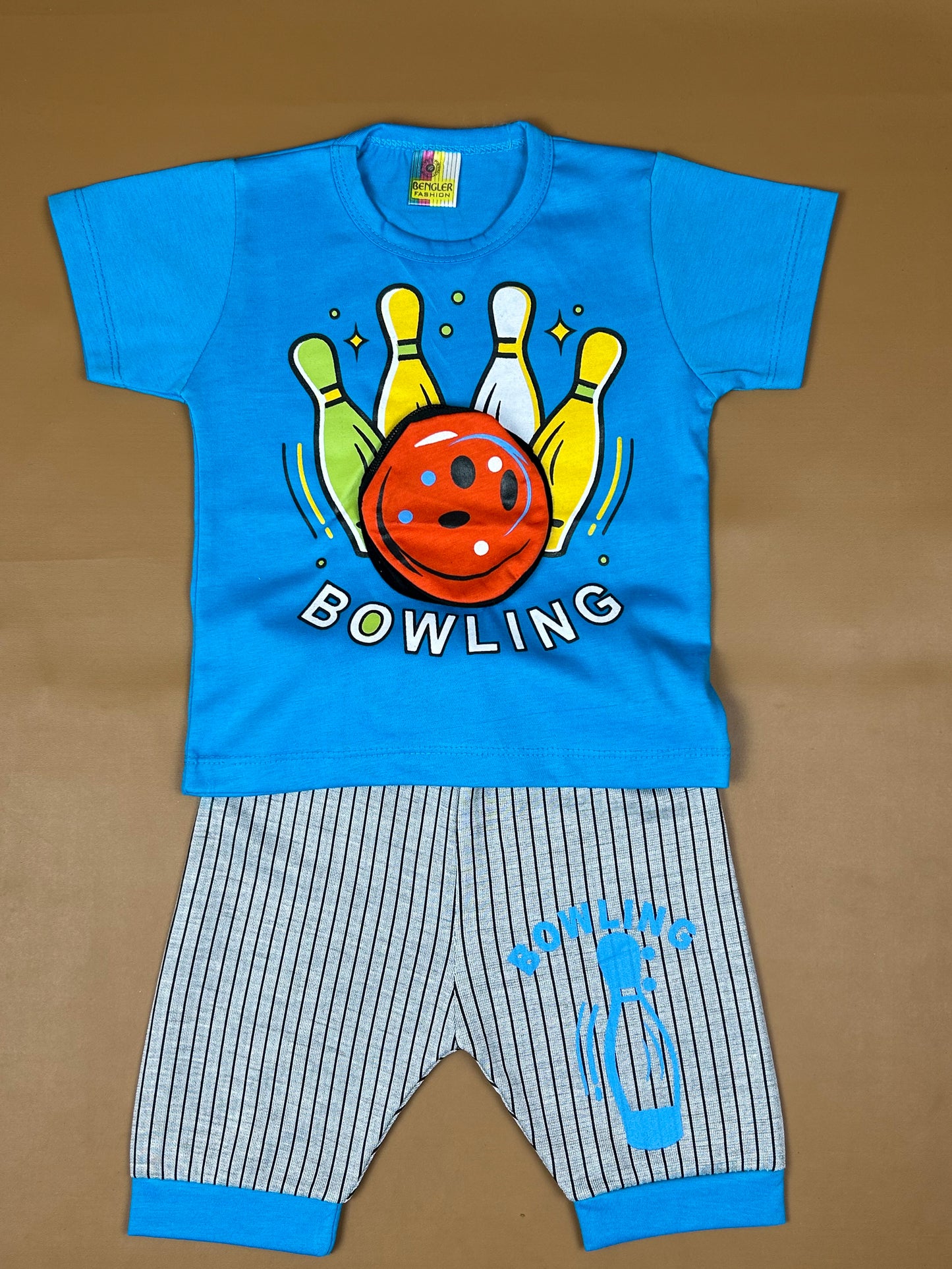 1Yr - 4Yrs Bowling Blue Suit For Kids BS242