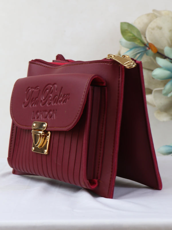 WHB34 Women's Handbag TBL Maroon