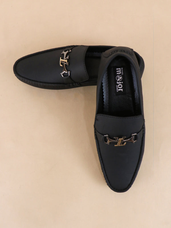 Black Loafers for Men SC ML25