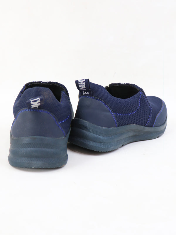 MJS15 Men's Slip-On Casual Shoes Navy Blue