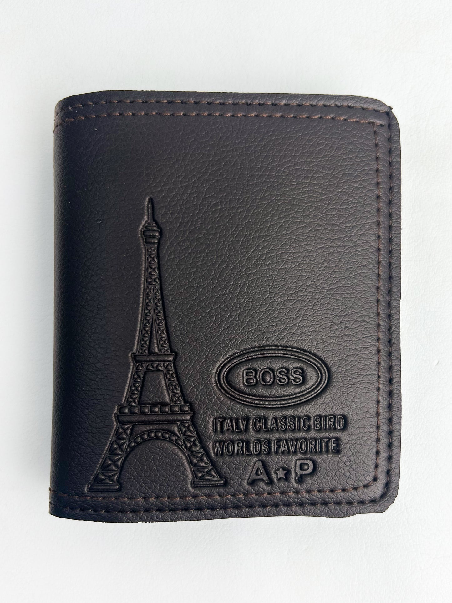 Black Syn-Leather Wallet For Men MW10