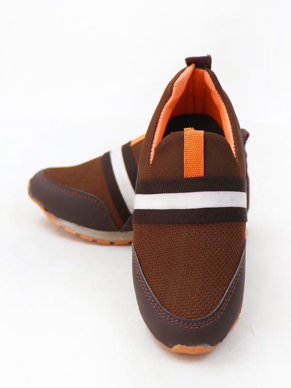 BJ25 Boys Shoes 8Yrs - 17Yrs Brown