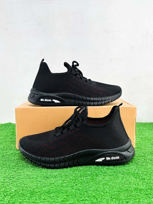 R Black Casual Sneakers For Men MJS202