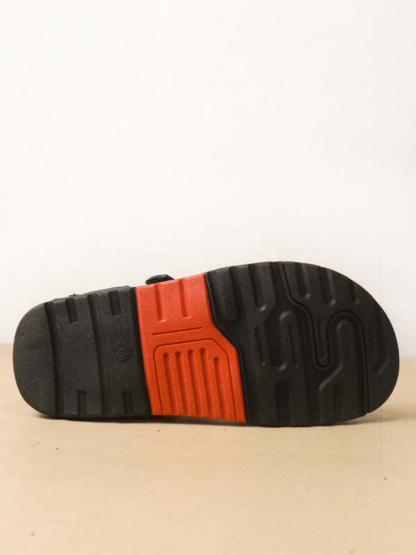 Black Casual Sandal For Mens SC MK36