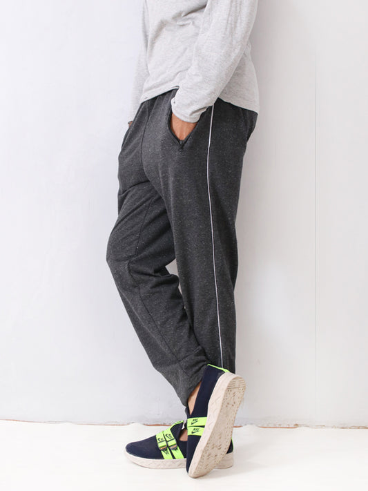 MT06 LF Men's Plain Fleece Trouser Dark Grey