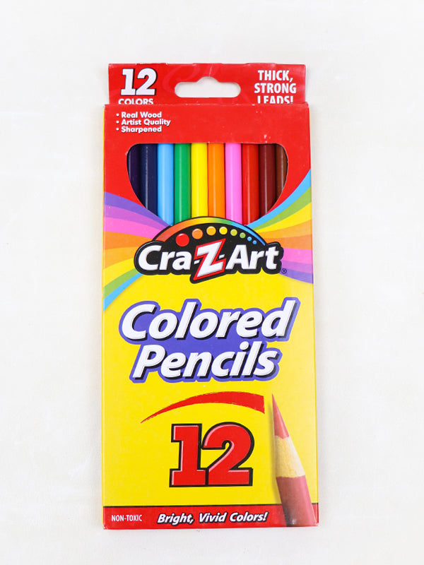 CraZ Art Colored Pencils - 12Pcs