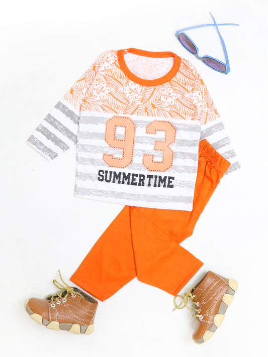 RG Kids Suit 1Yr - 4Yrs Summer Time Orange
