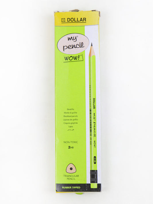 Pack of 12 Dollar My Pencil Multicolor