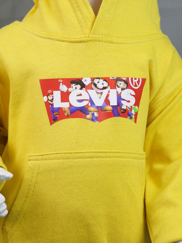 KH05 Kids Pullover Hoodie 1.5Yrs - 5Yrs LV Yellow