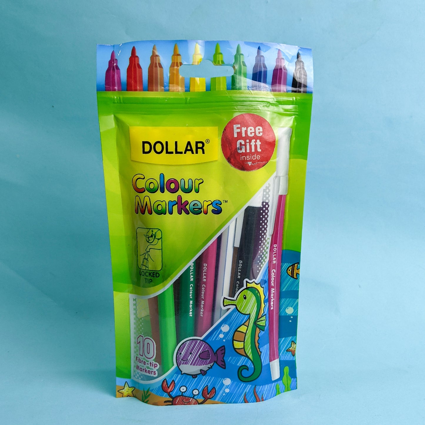 Pack Of 10 Dollar Colour Markers