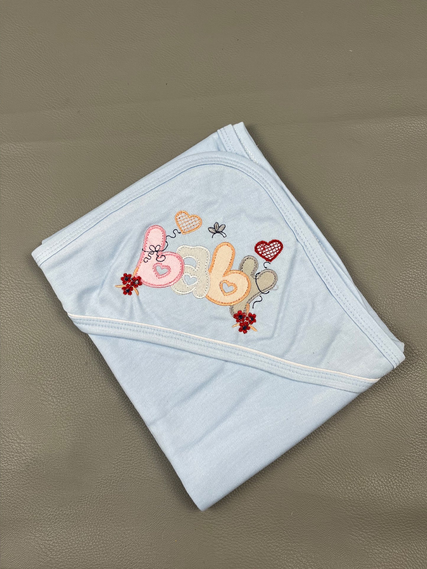 Light Blue Baby Wrapping Sheet For Newborn NWS18