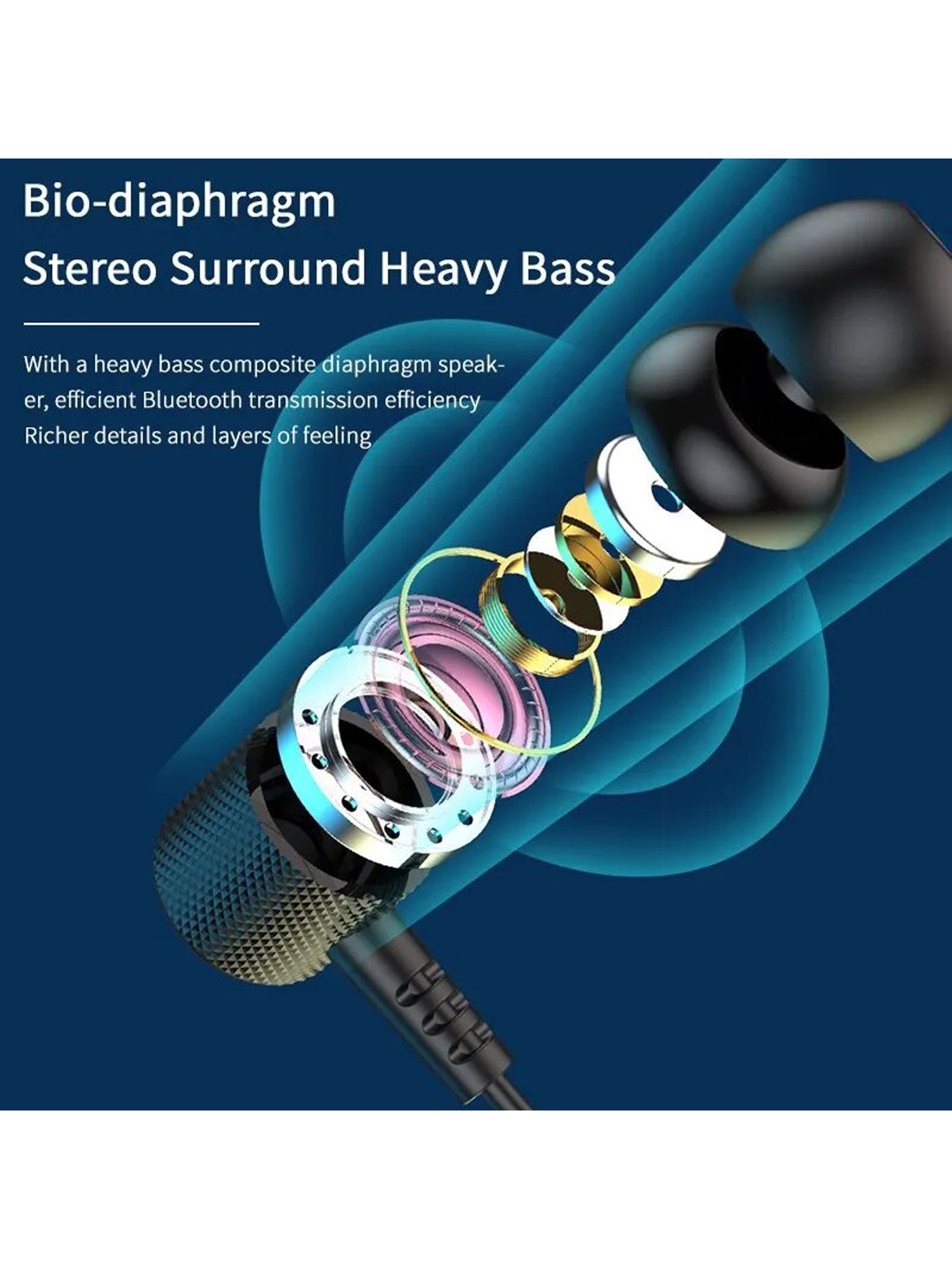 Super Sound Wireless Neckband Headphones