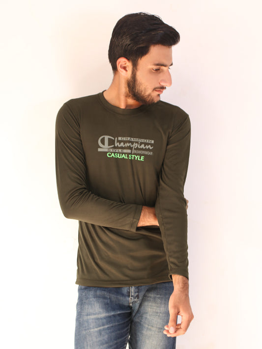 MG Men's Dri-FIT Long Sleeve T-Shirt C Green