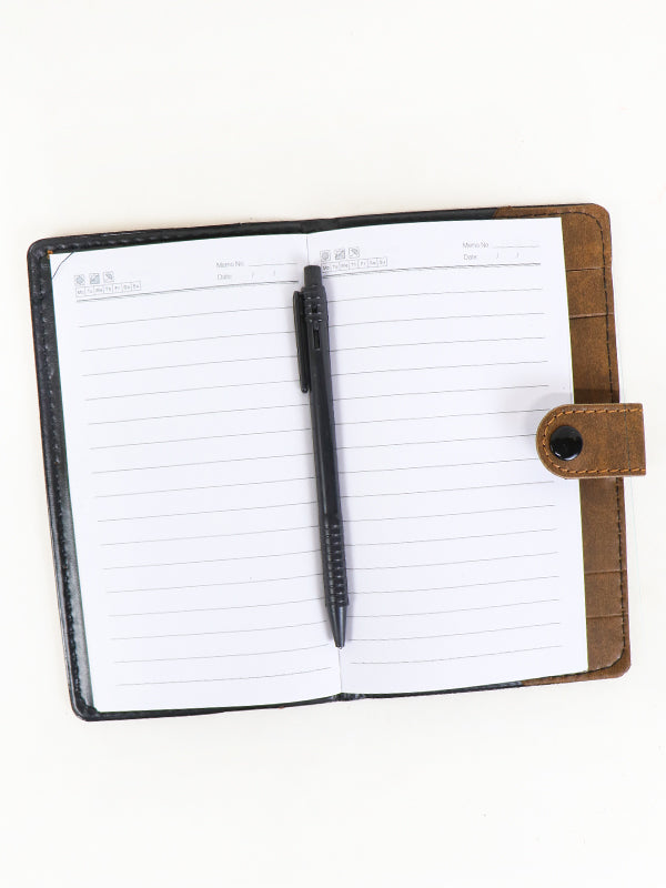 Leather Styled Diary Light Brown