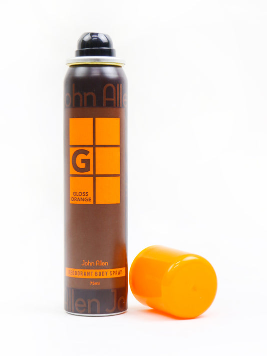 John Allen Deodorant Body Spray Gloss Orange - 75 ML