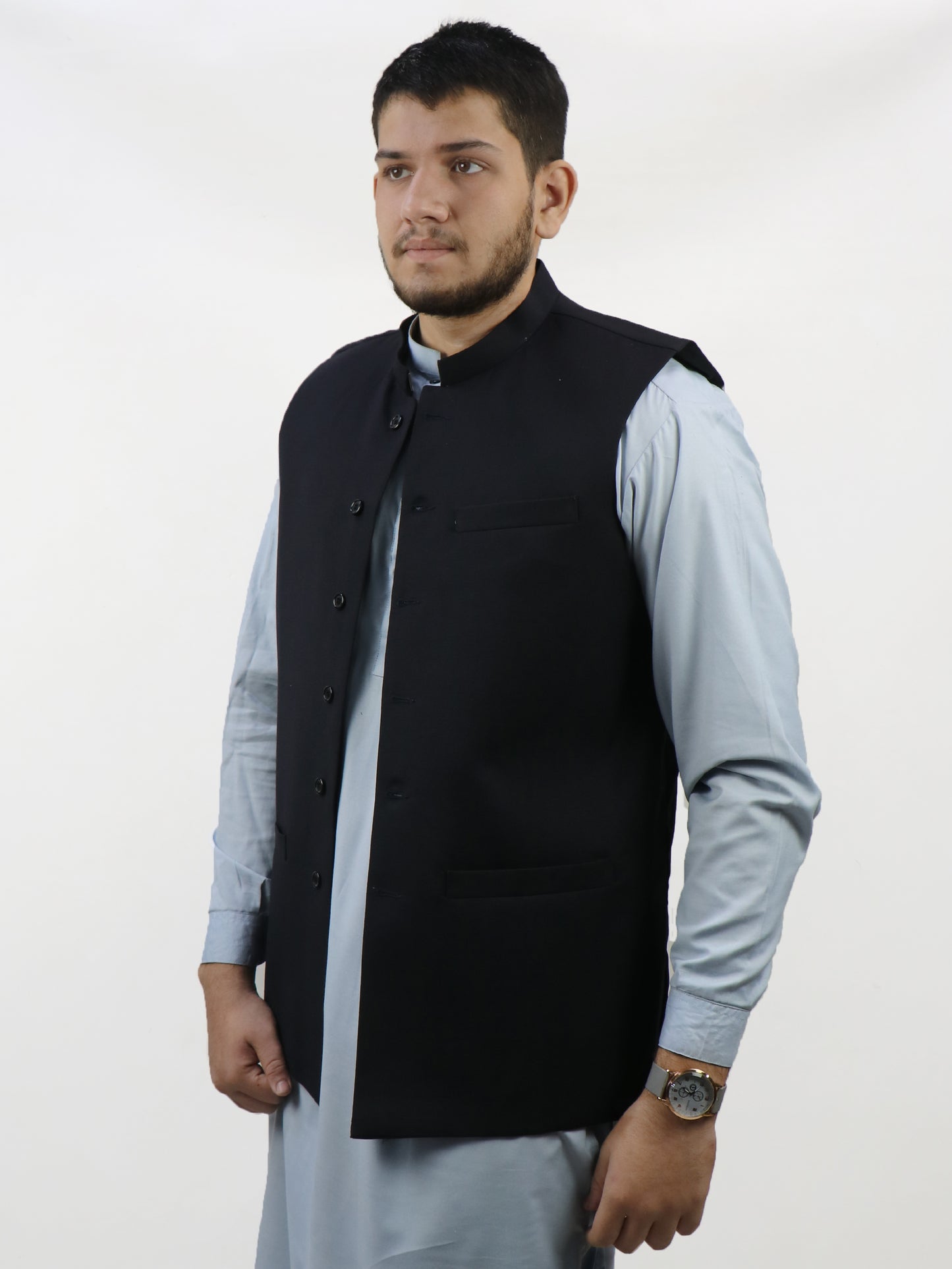 Dark Blue Waistcoat for Men MW02