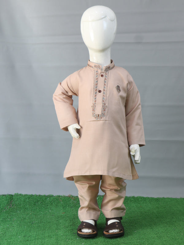 BKP10 IM Boys Kurta Pajama 2Yrs - 14Yrs Fawn