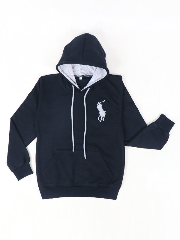 KH11 Kids Pullover Hoodie 4Yrs - 9Yrs Polo Navy Blue