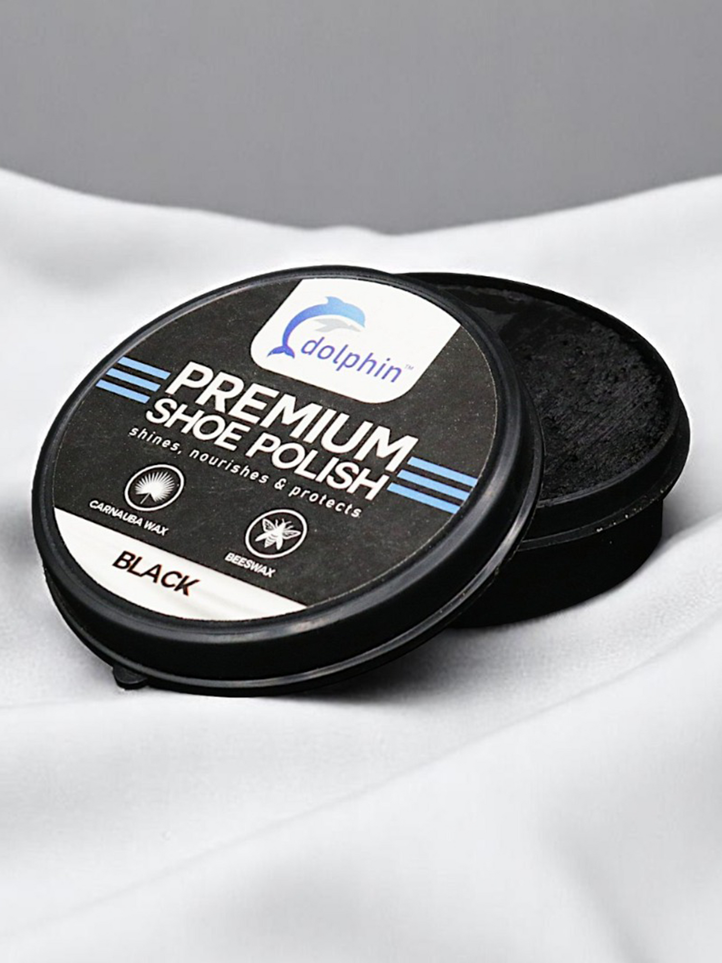 Dolphin Shoe Polish Black SP12