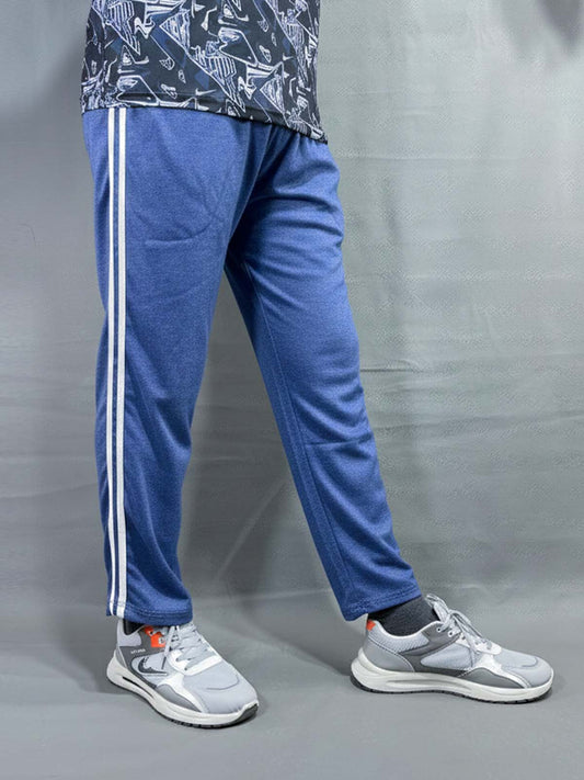 Blue Plain Trouser For Men HG MT216